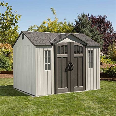 Lifetime 60243 10 x 8 Ft. Outdoor Storage Shed, Gray | eBay