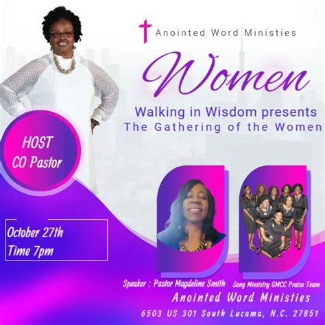 Women's Church Conference Event Template | PosterMyWall