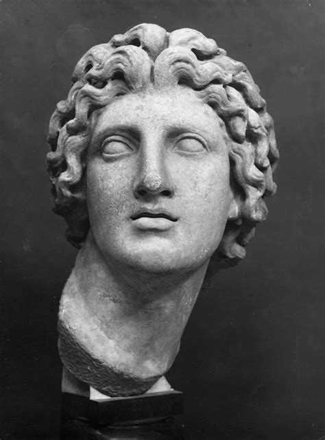 Alexander the Great. Greek marble bust of Alexander the Great, King of ...