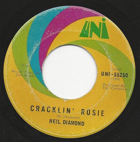 Neil Diamond – Cracklin' Rosie / Lordy (1970, Vinyl) - Discogs