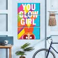 Powerpuff Girls Blossom Glow Girl Wall Art | Digital Art