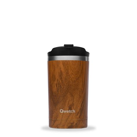 Travel Mug Isotherme Wood - Qwetch