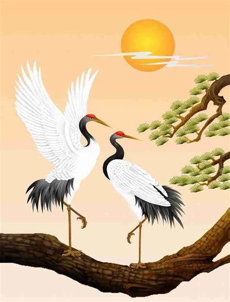 Xian-He: Crane birds Symbolism Meaning In Chinese Mythology Culture