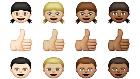 Here's Where Emoji Skin-Tone Colors Come From : Code Switch : NPR