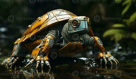 robot turtle futuristic. 26365929 Stock Photo at Vecteezy