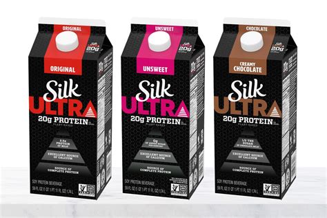 Silk Soy Milk Nutrition Label