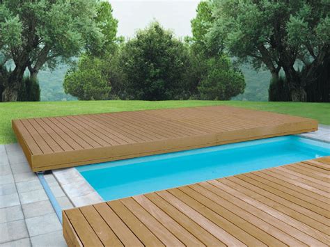 Security sliding deck pool cover - Walter Piscine | Swimming pools, Pool replastering, Pool cover