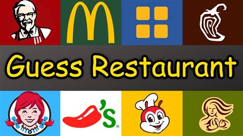 Restaurants Logo Quiz