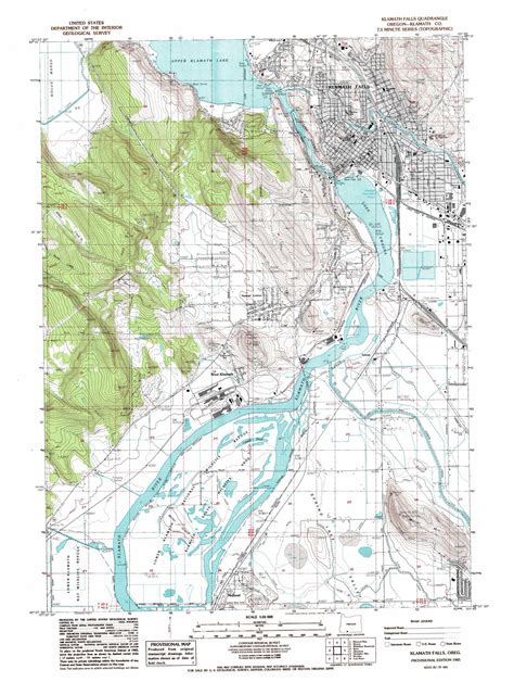 Klamath Falls Elevation Map - Dorise Josephine