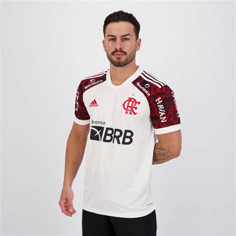 Camisa Adidas Flamengo II 2021 com Patrocínio - FutFanatics