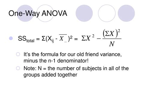 Ppt One Way Analysis Of Variance Anova Powerpoint Presentation | Hot ...