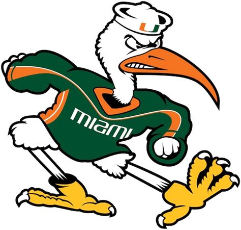 University of Miami Bird Logo Sticker / Vinyl Decal 10 Sizes - Etsy