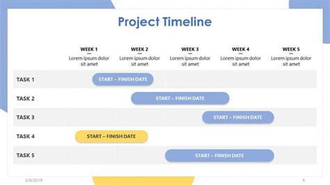 Project Timeline | Free PowerPoint Template