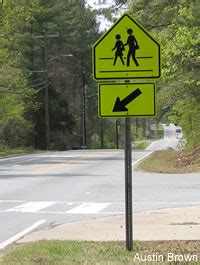 SRTS Guide: School Advance Warning Signs and School Crosswalk Signs