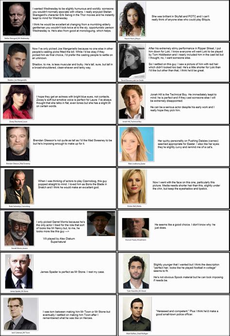 American Gods Cast List by Heercums-N-Oxymoron on DeviantArt