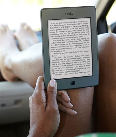 Amazon's new Kindle Touch is the only ‘book’ to take on holiday this ...