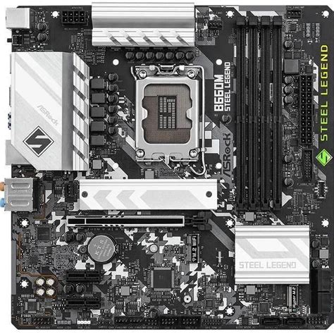 ASRock B660M STEEL LEGEND Desktop Motherboard - Intel B660 Chipset ...