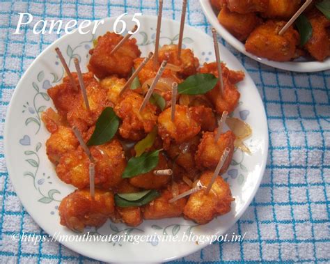 Paneer 65 Recipe -- How to make Paneer 65 Recipe -- Paneer Recipes - E.A.T. easyvegrecipes