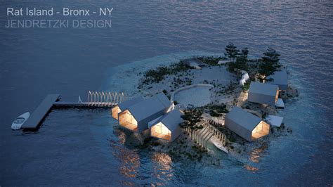 Jendretzki Design wants to transform Rat Island into an off-grid eco hotel | 6sqft