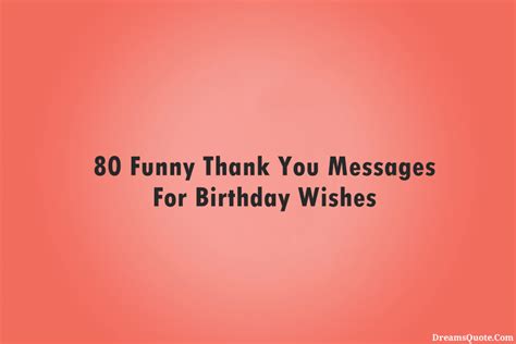 Birthday Thank You Quotes