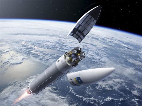 Four Galileo satellites headed to orbit on a single Ariane 5 rocket