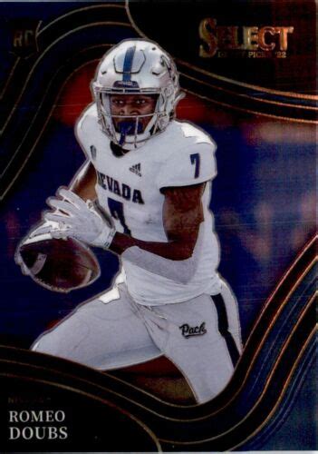 2022 Panini Select Draft Picks Romeo Doubs Rookie Nevada Wolf Pack #114 ...