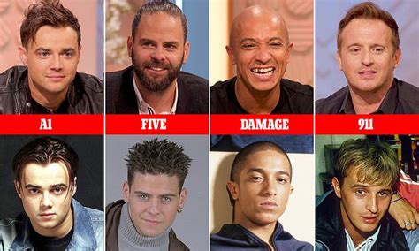 90s boy bands Five, Damage, 911, a1: Where are they now? | Daily Mail ...