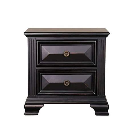 Roundhill Furniture Renova Vintage Black Wood Traditional 6-piece ...