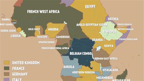 British Cameroon map - Map of british Cameroon (Middle Africa - Africa)