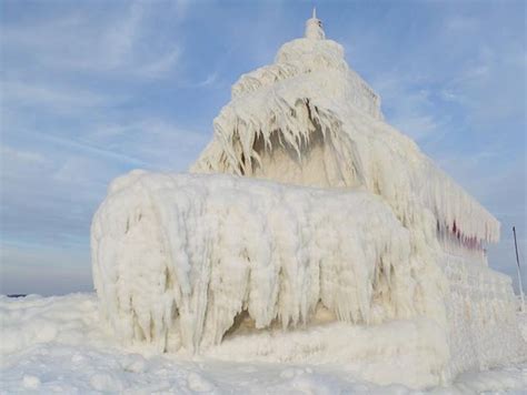 Winter Photos of West Michigan Lighthouses