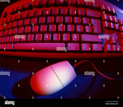 computer keyboard and mouse Stock Photo - Alamy