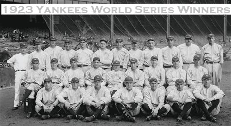 How Did The Yankees Win Their First World Series In 1923?