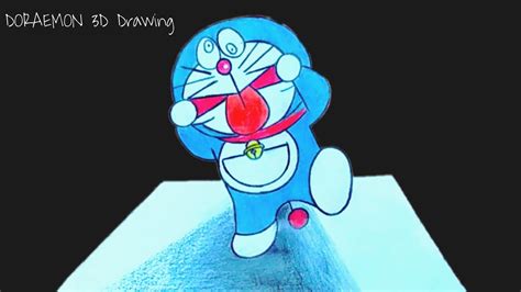 Doraemon drawing | 3D - Drawing | How to draw Doraemon Easy | pencil drawing | Art 4 Malayalam ...