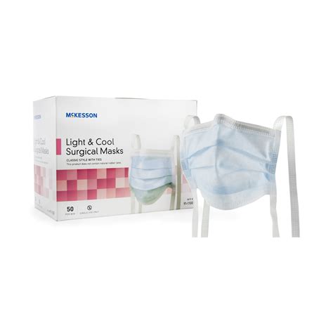 McKesson Light & Cool Surgical Masks | Carewell