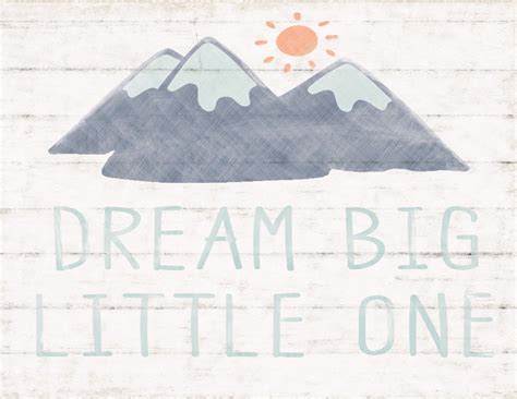 Dream Big Nursery Wall Art - Etsy