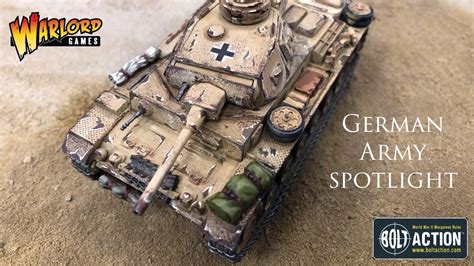 Warlord Games: Bolt Action German Army Spotlight - YouTube