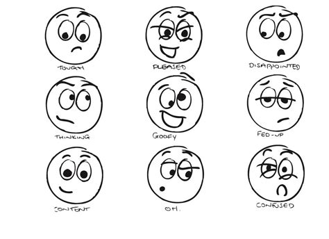 Images For > Drawing Eyes With Emotion | Cartoon faces expressions, Drawing expressions, Emotions
