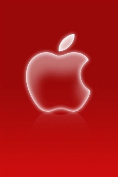 Shiny Red Apple Logo iPhone 5S Wallpapers Free is a fantastic HD ...