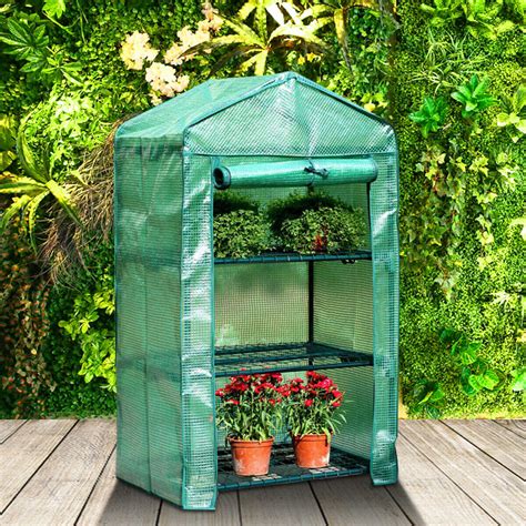 4 Tier Garden Greenhouse/Growhouse Cover Flower Plant Warm PVC Cover ...