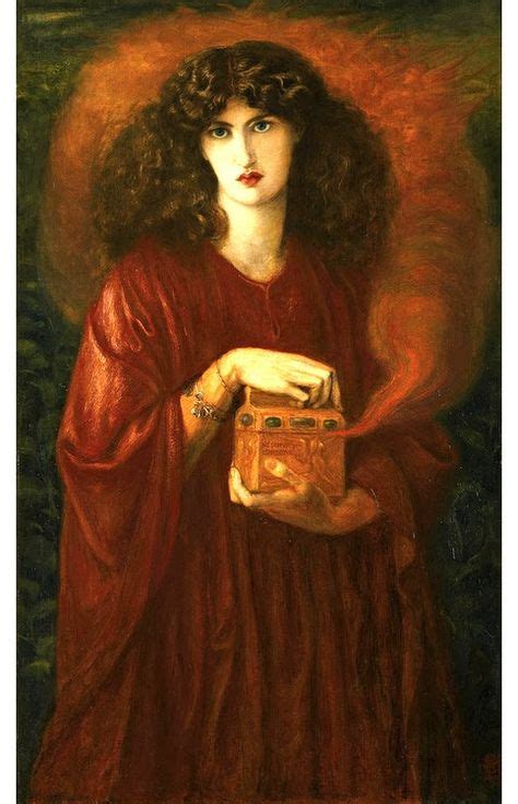 Pre Raphaelite Art: Dante Gabriel Rossetti “Pandora” 1871 | Dante ...