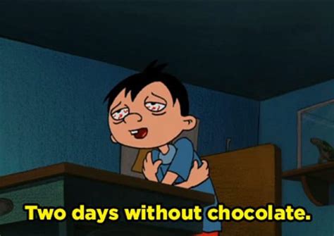 Chocolate Boy, from Hey Arnold, not eating chocolate : r/nostalgia