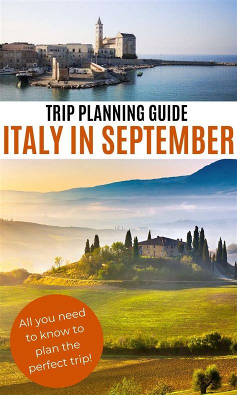 FREE guide to help you plan your trip to Italy in September. The ...