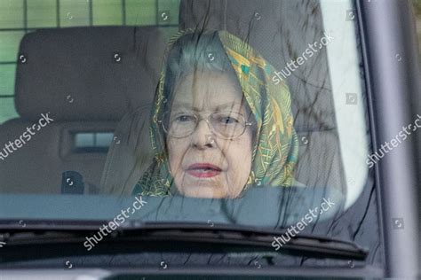 Queen Elizabeth Ii Leaving Wood Farm Editorial Stock Photo - Stock Image | Shutterstock