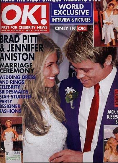 Jennifer Aniston Brad Pitt Wedding