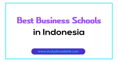 5 Best Business Schools in Indonesia - Study Abroad Aide