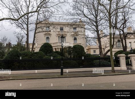 Roman Abramovich house in Kensington Palace Gardens, London, UK Stock ...