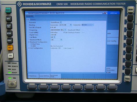 Rohde & Schwarz CMW500 wide-band transceiver tester 1201.0002K50 R&S low te*shuwarutsu6GHz ...