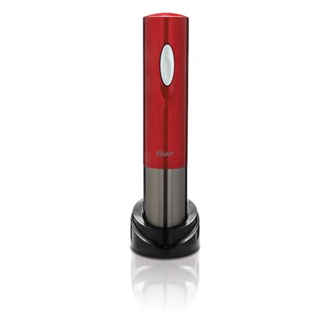 Oster Metallic Red Electric Wine Bottle Opener in the Electric Wine ...