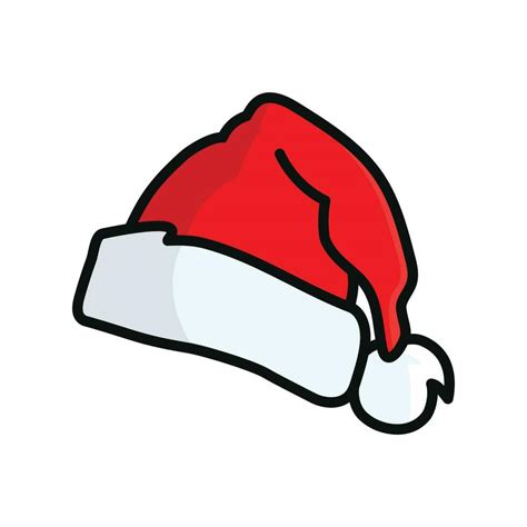 christmas hat - santa hat icon vector design template in white background 26557182 Vector Art at ...