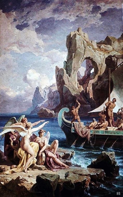 Ulysse et les sirènes | Greek mythology art, Greek art, Sirens greek ...